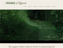 Tablet Screenshot of friendsofretzer.org